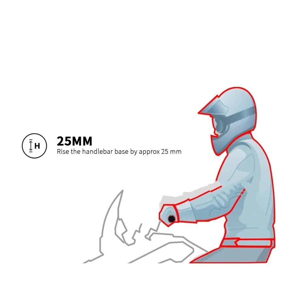 Motorcycle Handlebar Risers B&MW S1000R S 1000 R 2021 2022 2023 M1000R M 1000R