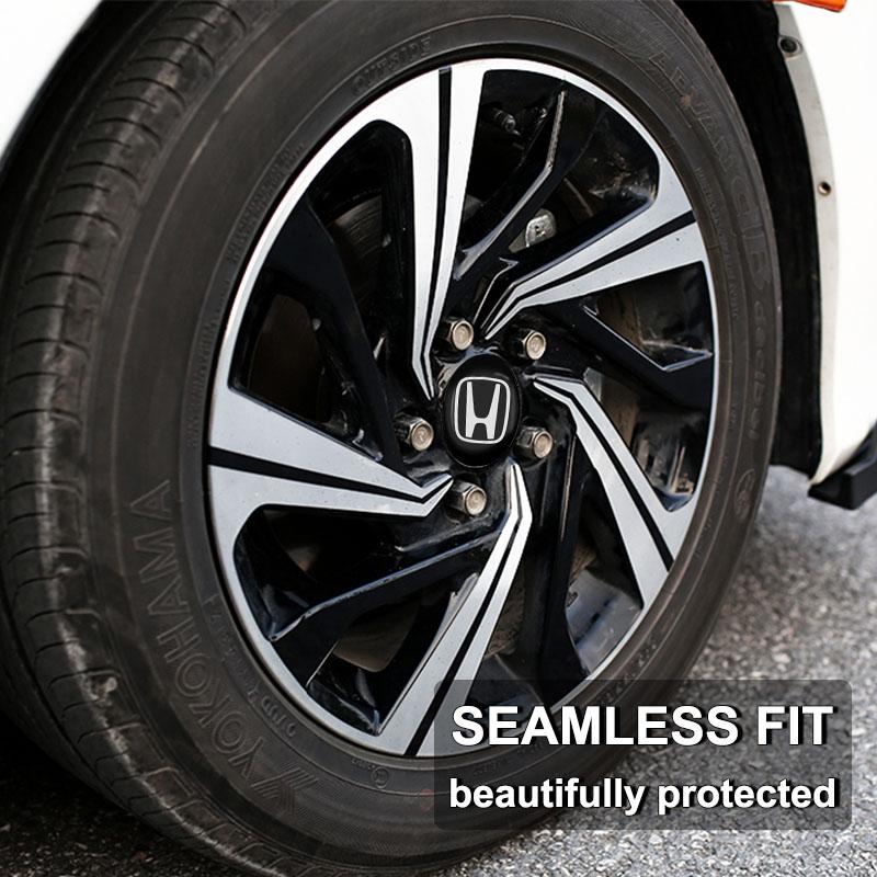 4pcs 56mm/60mm Car Wheel Center Hub Center Sticker Cap Rim Hub Dustproof Cover Emblemem for Honda Mugen Power Honda Civic Accord CRV Hrv Jazz