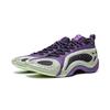 Li Ning BadFive Air 1 Super Halt Anti-Torsion Niedrig geschnittene Basketballschuhe Herren Zirkon Lila ABFW009-3