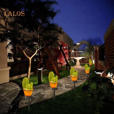 TL Simulazione Ananas Cactus Giardino Esterno Prato LED Lampada Solare Luce Paesaggio