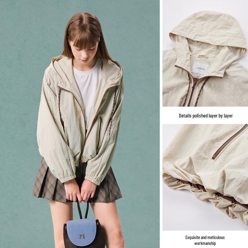 TonLion Women's Lightweight Hooded Sporty Jacket