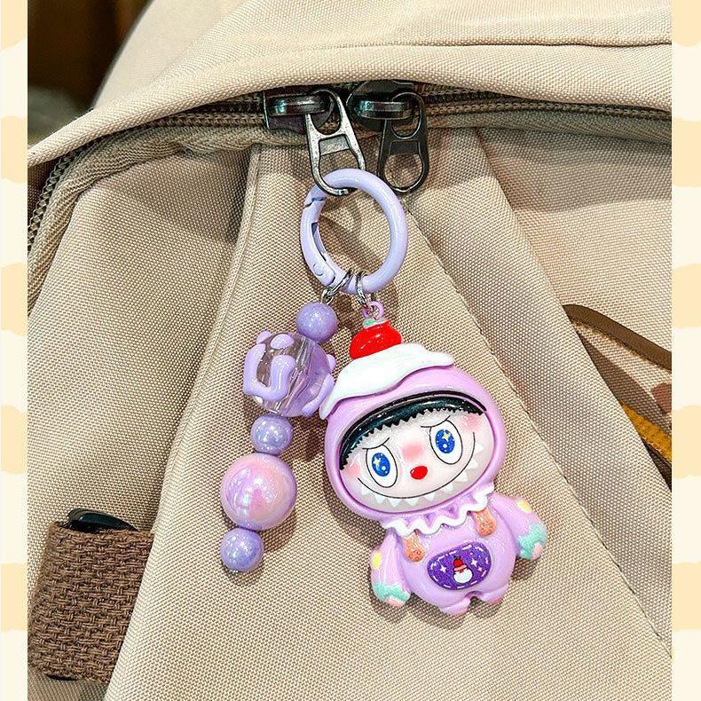 Girl Heart Cartoon Soft Cute Couple Best Friend Keychain Pendant Cute Japanese Korean Style