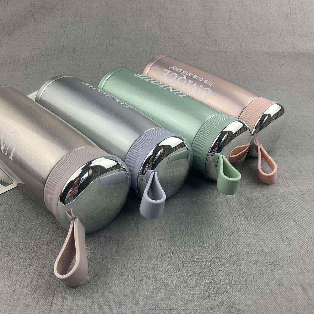 Bärbar Läckagesäker Mini Termosmugg Rostfritt Stål 257ml Vakuummugg Liten Kapacitet Fickdesign Vattenflaska Resa Utomhus