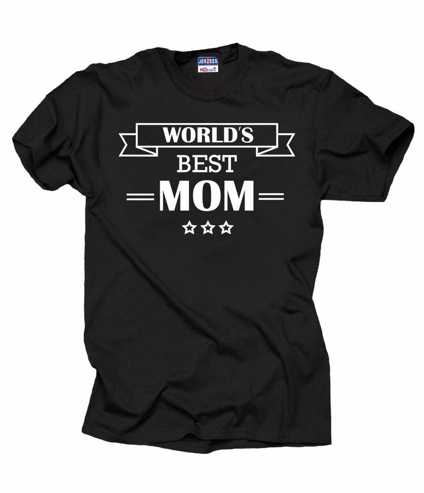 Worlds Best Mom TShirt Gift For Mother Mommy Mothers Day Gift Tee Shirt S