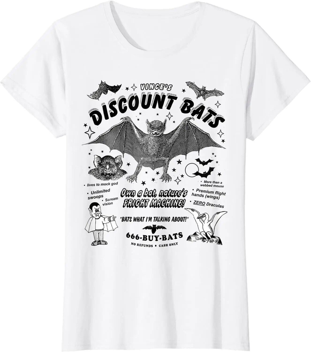 

Скидка Футболка с декором «Летучие мыши» на Хэллоуин для женщин унисекс, повседневные повседневные хлопковые футболки унисекс с изображением четырех сезонов, мягкие футболки с графикой 3XL