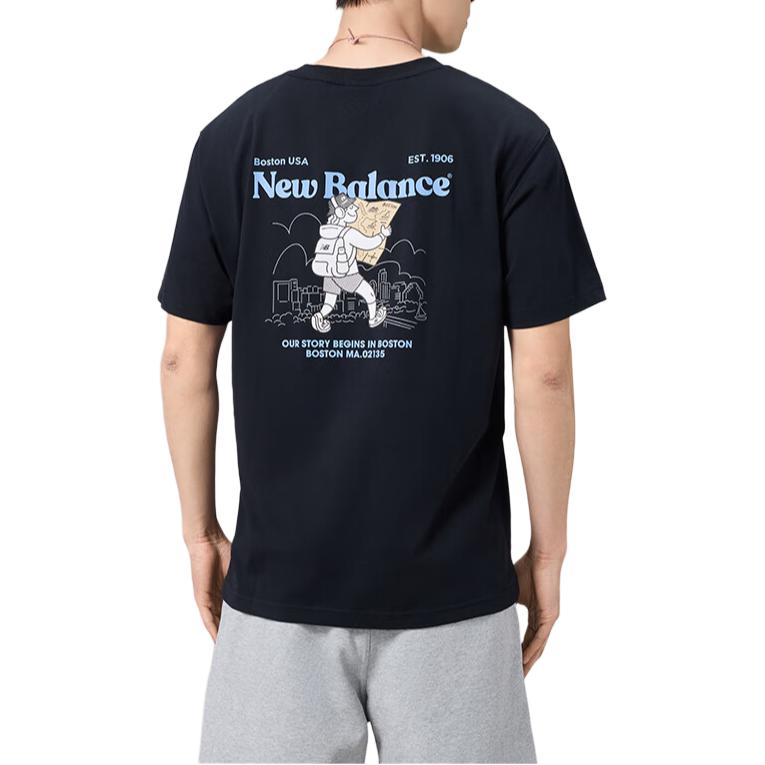 Men's T-Shirt New Balance T Shirt Men's Black