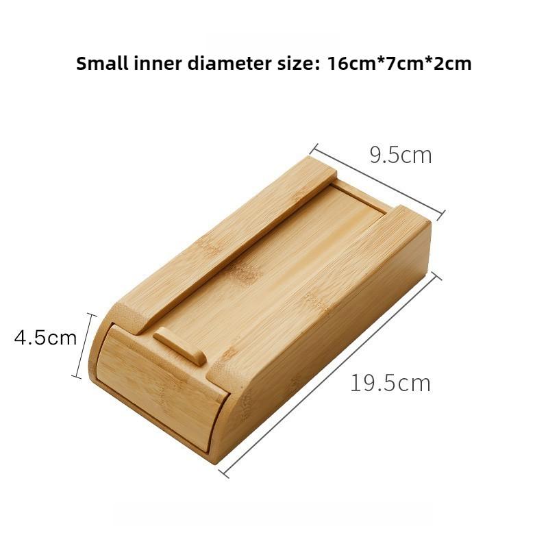 Wooden Storage Boxes Creative Pull-out Sundries Small Box Office Under Desk Storage Drawer Multifunctional Invisible Drawer