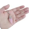 Retro European & American Crystal Hexagonal Pendulum Pendant