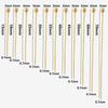 100pcs/Lot High Quality Stainless Steel Ball Head Pins For Jewelry Making Supplies PVD Round Head Needle Connectors Accessories