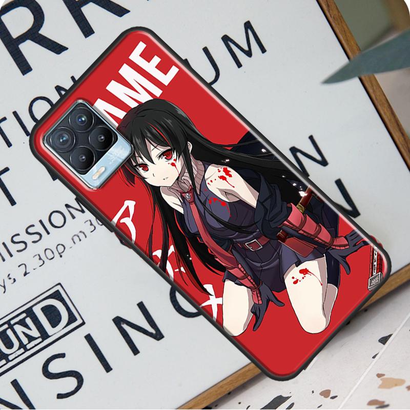 Akame Ga Kill Anime Case For Realme 8 Pro 8i GT Master GT Neo 2 C21 Back Cover For OnePlus Nord 2 8T 9R 9 Pro