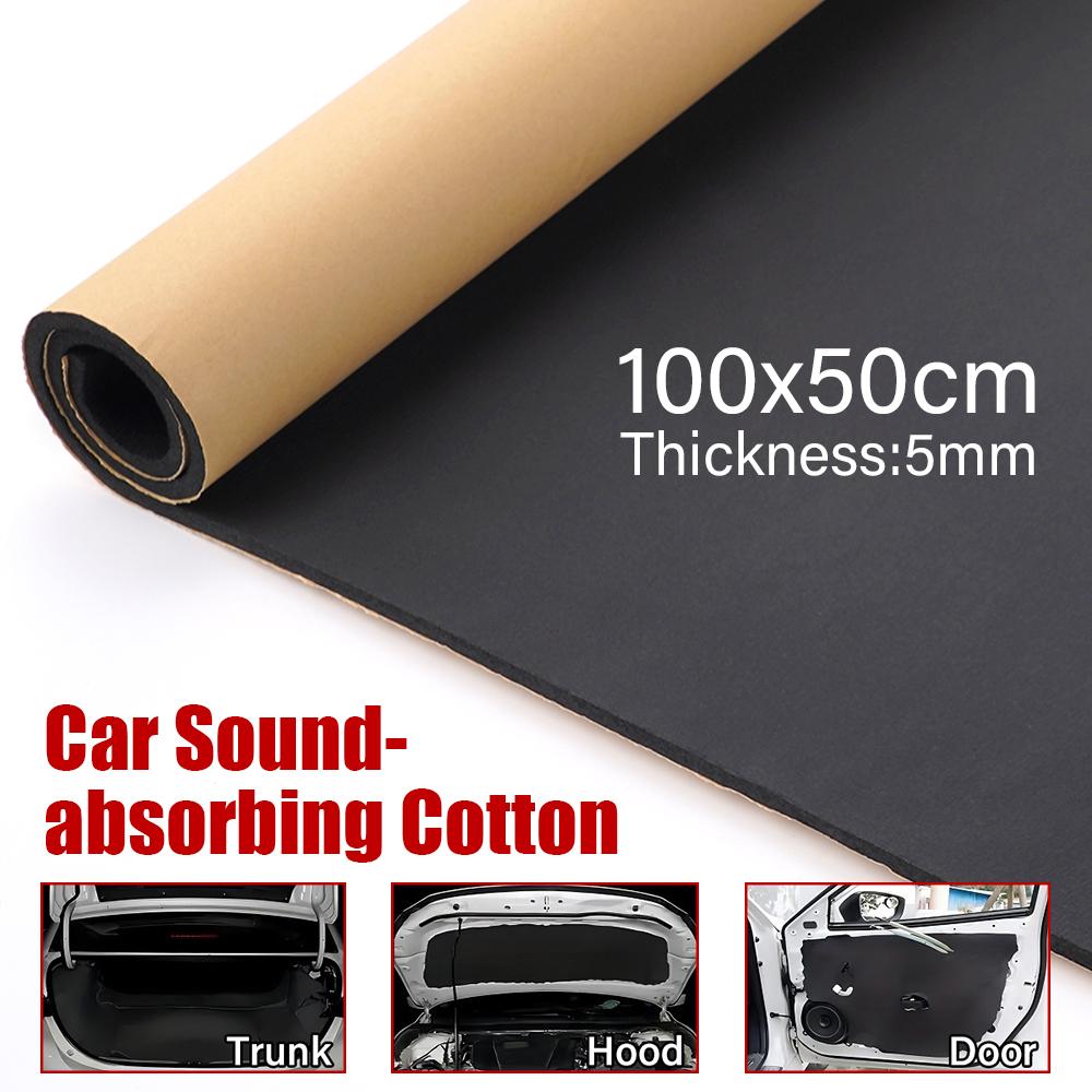 1/2M Car sound absorbing cotton Proofing Deadener Engine Noise Sound insulation Acoustic Foam and flame retardant