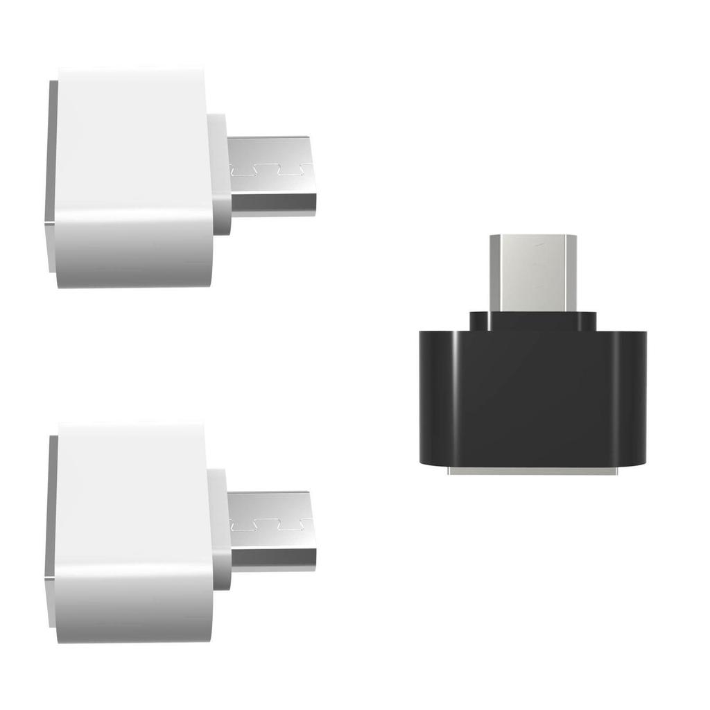 Versatile And Timeless 2 Pcs Micro Usb Flash Mouse Keyboard Expansion Type-c Otg Adapter
