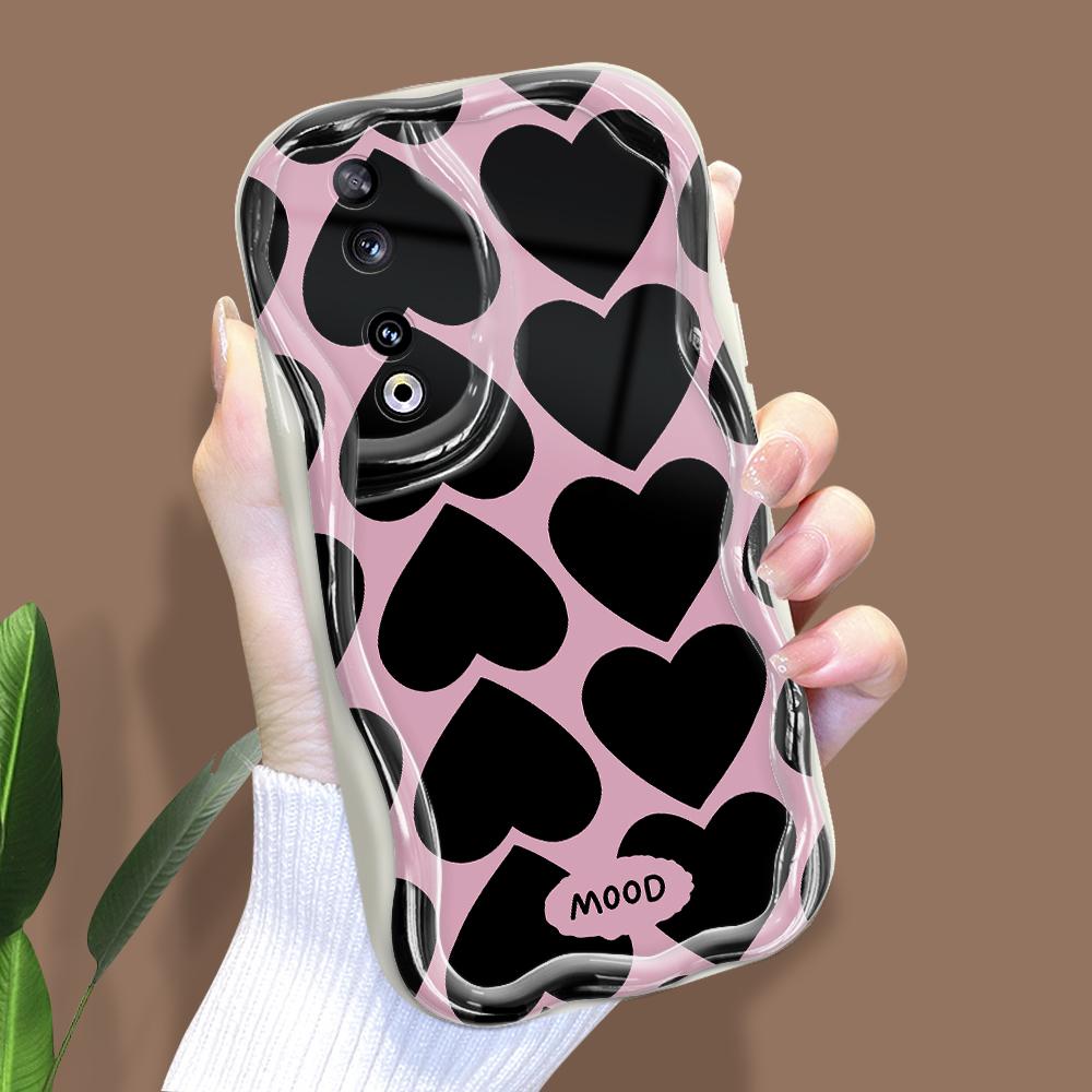 

Милый мультяшный узор, кремовая текстура, мягкий силиконовый чехол с волнистыми краями, чехол для телефона для Huawei Honor Infinix Tecno iPhone Tecno Spark Go 1 белый