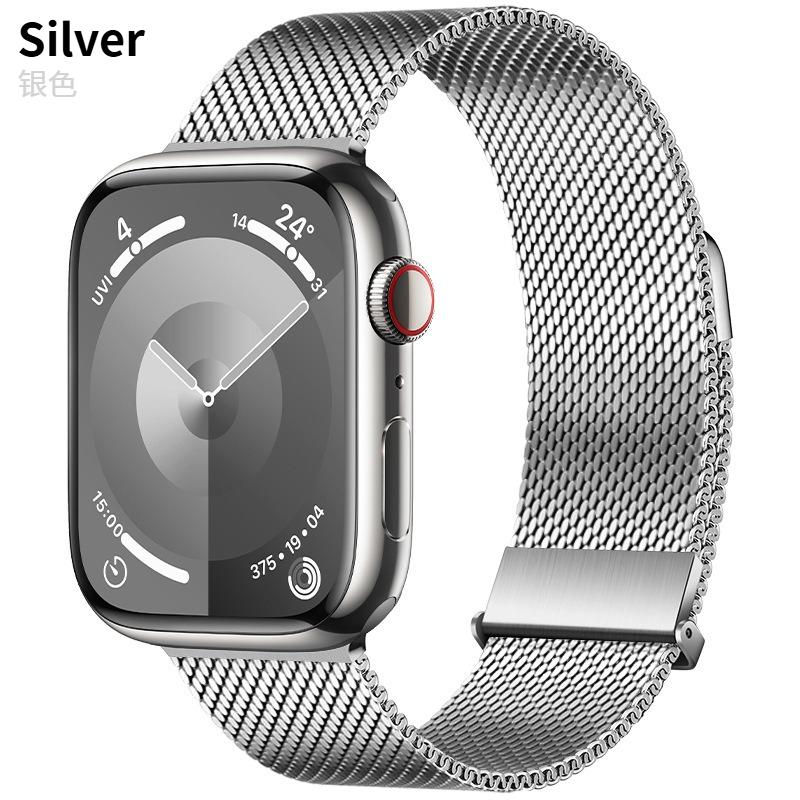Magnetic Strap for Apple Watch Band Ultra 49mm 46mm 42mm Milanese Bracelet iWatch Series 10/11 9 8 7 6 5 4 SE/3 45/44/41/40mm