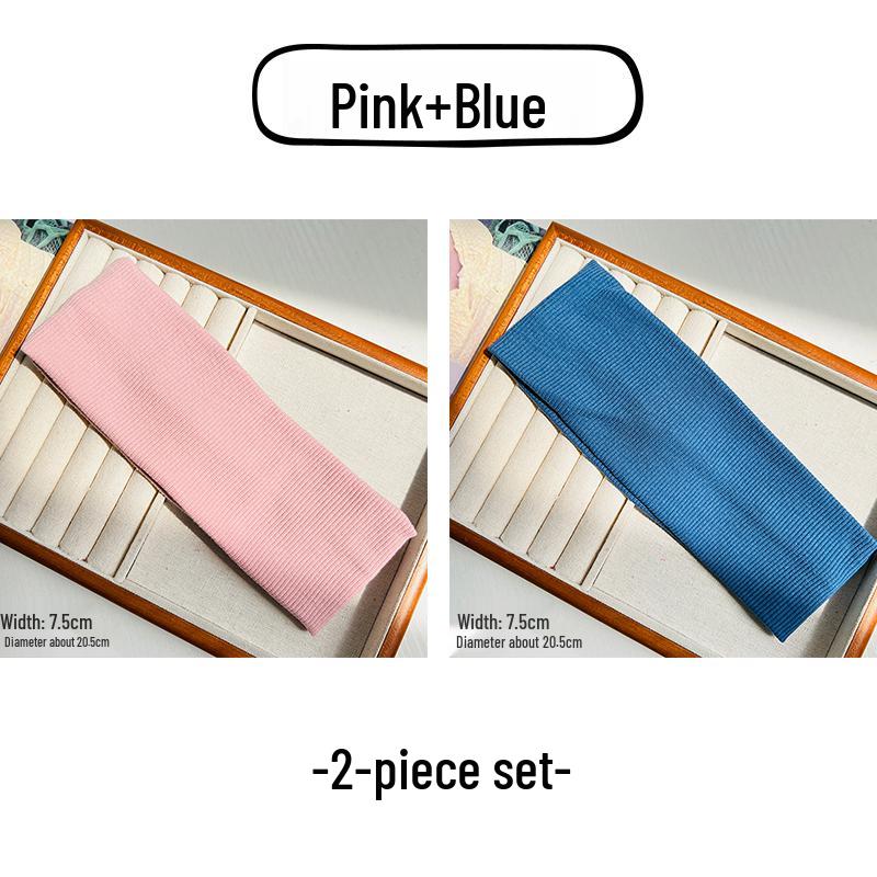 Unisex Sweat-Absorbing Yoga Headband for Sports, Fitness, and Face Washing