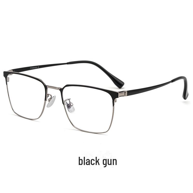 Rama de ochelari retro ultra-ușoară din titan pentru bărbați pentru afaceri și miopie