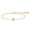 Ania Haie Gold Pavé Disc 925 Silver Bracelet B075-02G