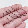 1000Pcs Size 3-12 Fishing Hooks Set Carbon Steel Barbed Fishing Hooks  Fishing Accessories