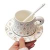 Beautiful Garden Ceramic Coffee Cup Set
