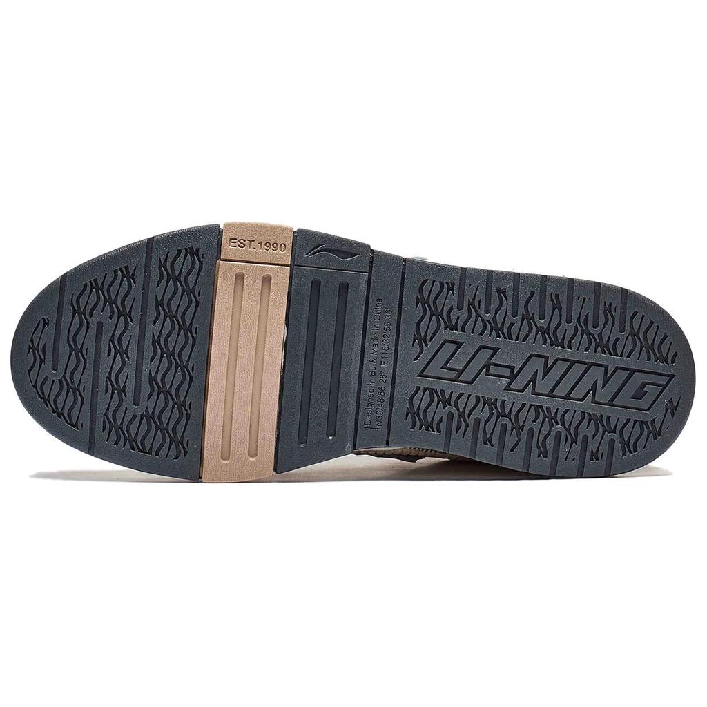 Li Ning We I Pro Classic Casual Durable Lightweight Low Top Skate Shoes Women Sneakers Beige AECT046-1