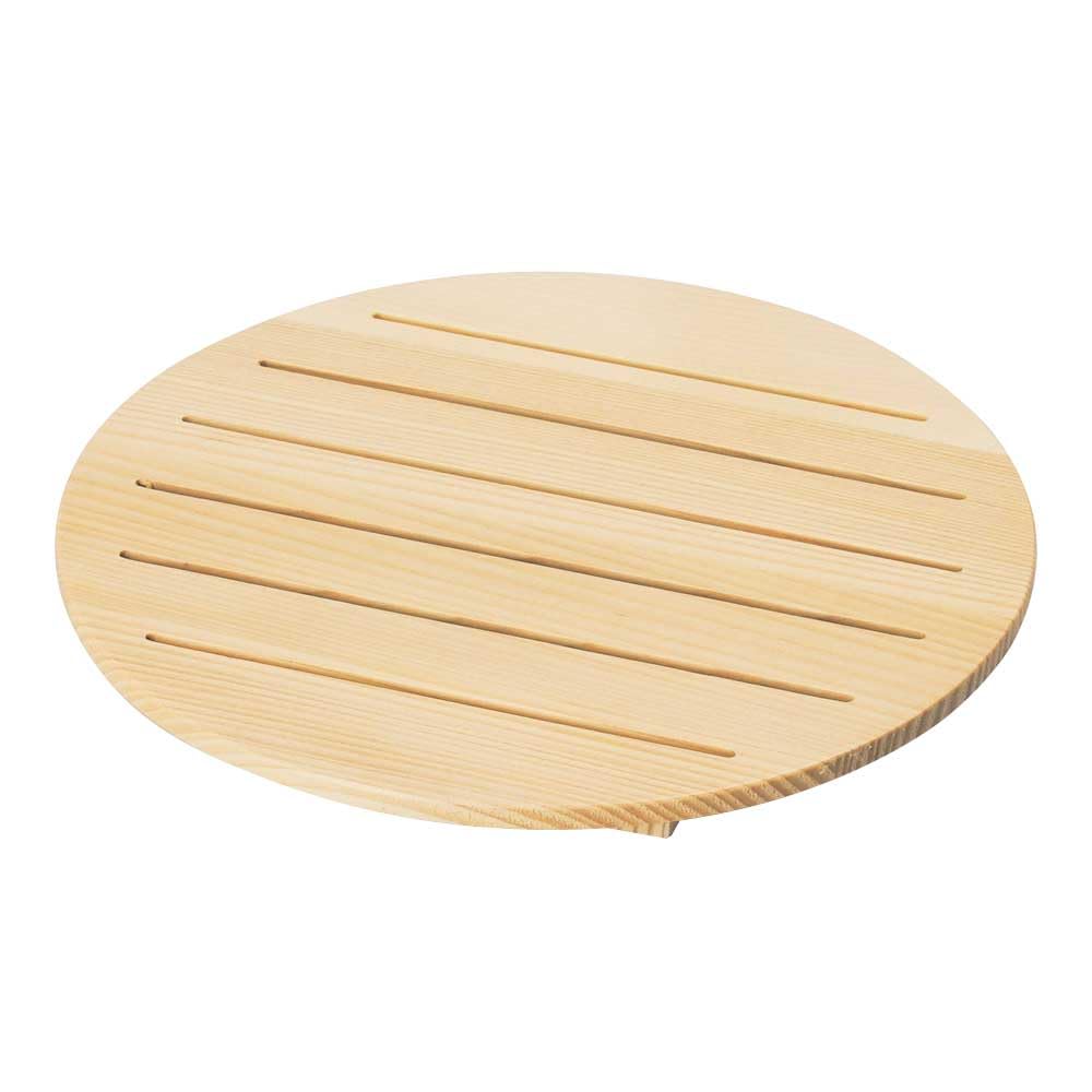 Yamaco Round Bamboo Serving x 38212 Dish, Large, 20.8 H1.5cm,