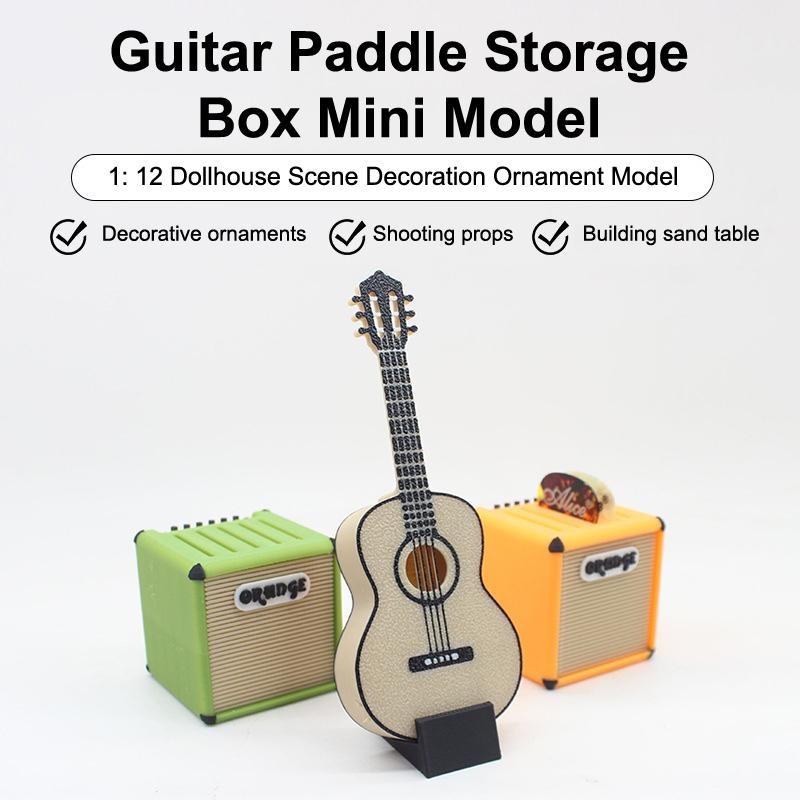 3D Printed Large-Capacity Portable Guitar Pick Holder Waterproof Dustproof Guitar Picks Organizer Picks Storage And Display