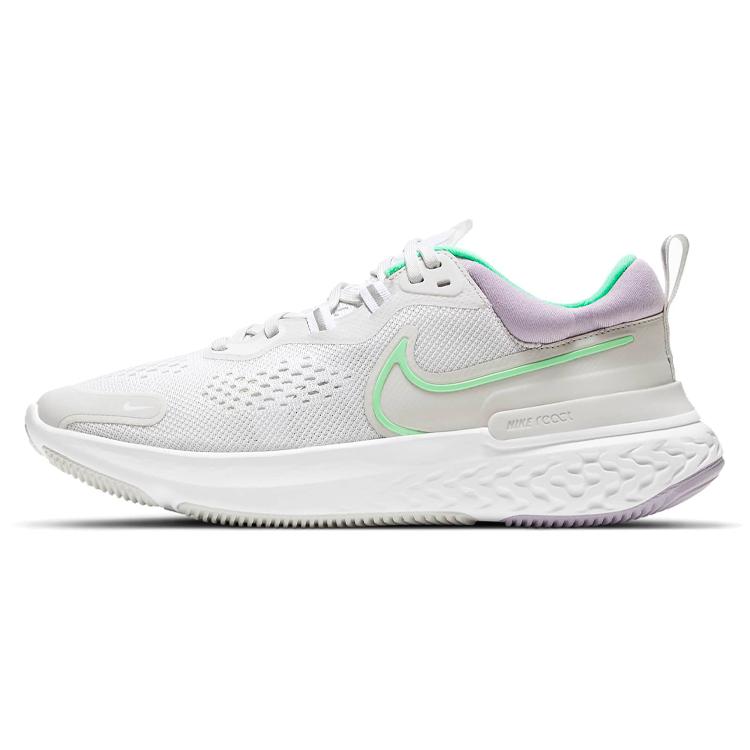New Nike React Miler 2 Platinum Tint Green Glow Women's CW7136-002