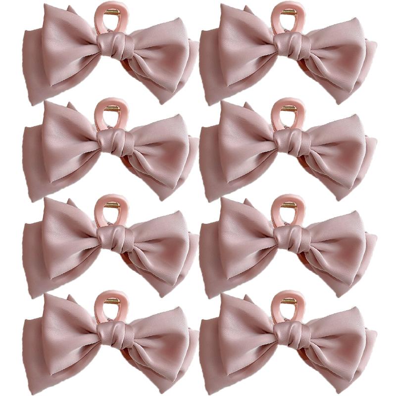 Large Bow Hair Clip Women Sweet Luxurious Shark Clip Cute Versatile Hair Accessories