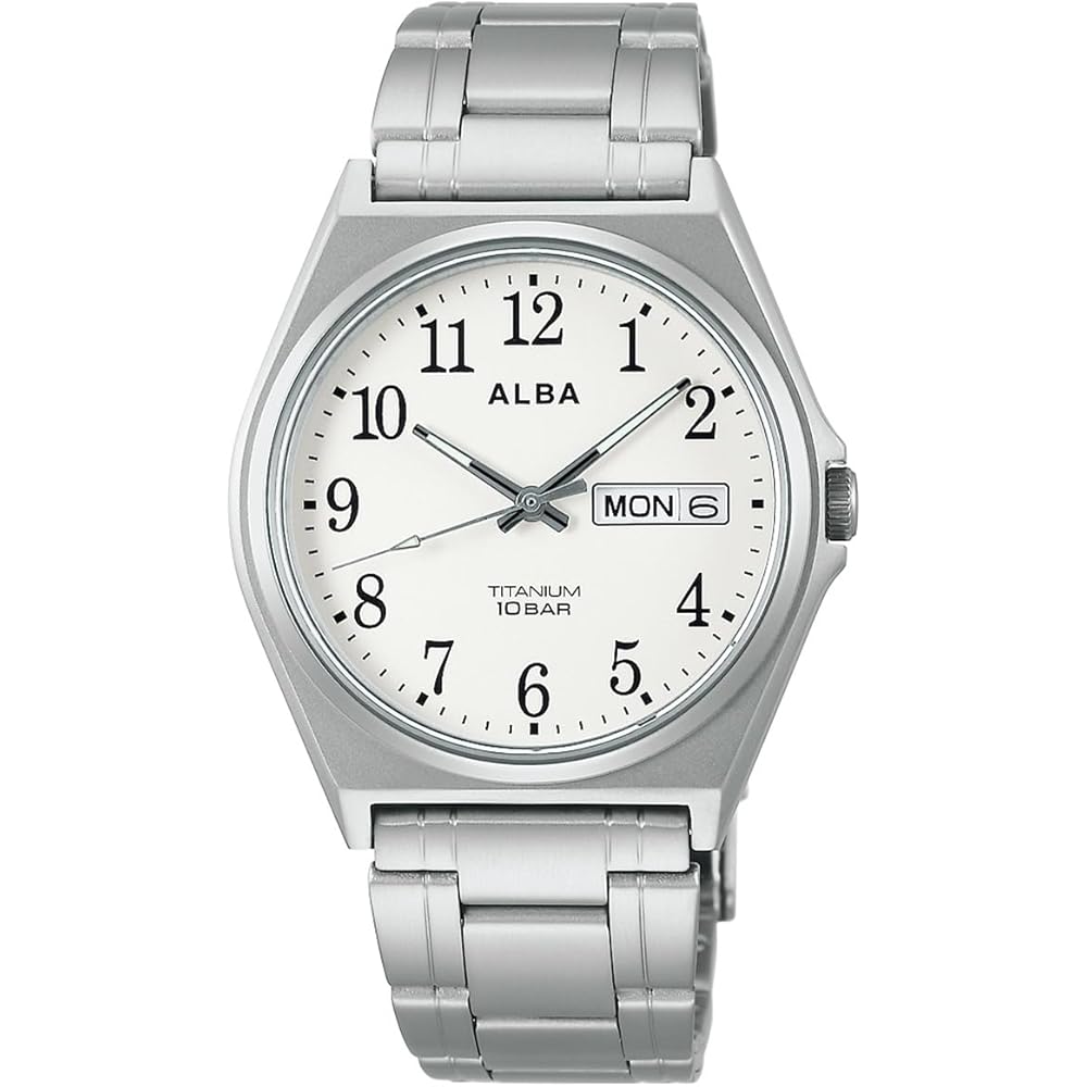 Seiko Alba Standard Men s Watch Titanium AEFJ410 200m Water Resistant Quartz Timepiece