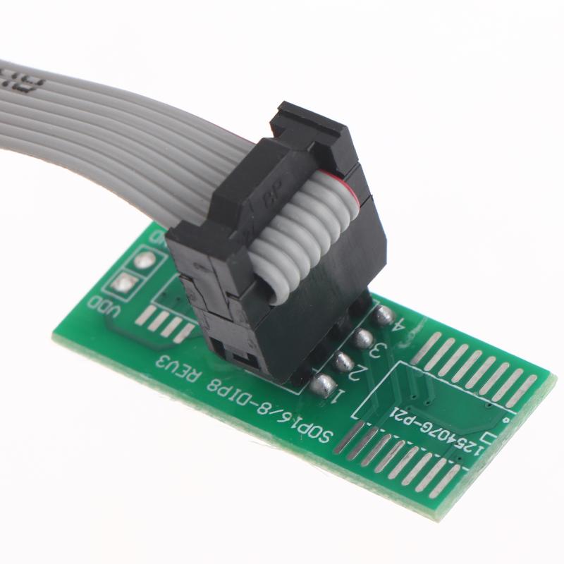 8Pin Adapter Anti-Theft Data Reading Adapter 8 Line Clip Sop8 Test Clip Supports Xprog V6.12/Upa/Orange/Cg Pro 9S12/Iprog