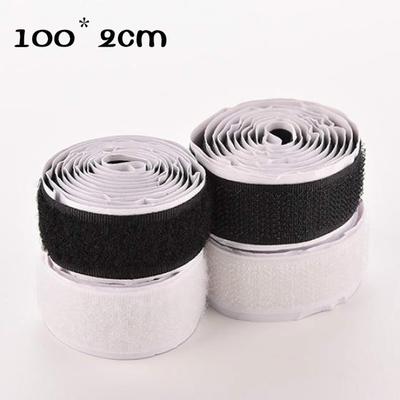 2Rolls/Set 3Ft Nylon Strap Hook Loop Self Adhesive Strong Sticky Fastener Tape