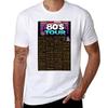 80s Movie Tour Tshirt T Shirts For Unisex Graphic Tees T Shirts For Unisex Pack White Tshirt