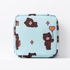 Mini-Damenbinden, Reise-Kopfhörer-Münzen-Aufbewahrungstasche, Beutel, Ausweis, Kreditkartenhalter, Kawai Cartoon, Kosmetik-Kulturbeutel, Organizer-Tasche