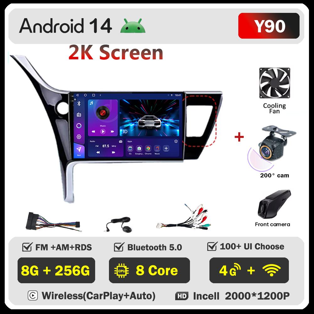 For Toyota Corolla 11 Auris E180 2017 2018 2019 Carplay Auto Screen Wireless Android Auto Car Intelligent Systems AutoMotive DSP