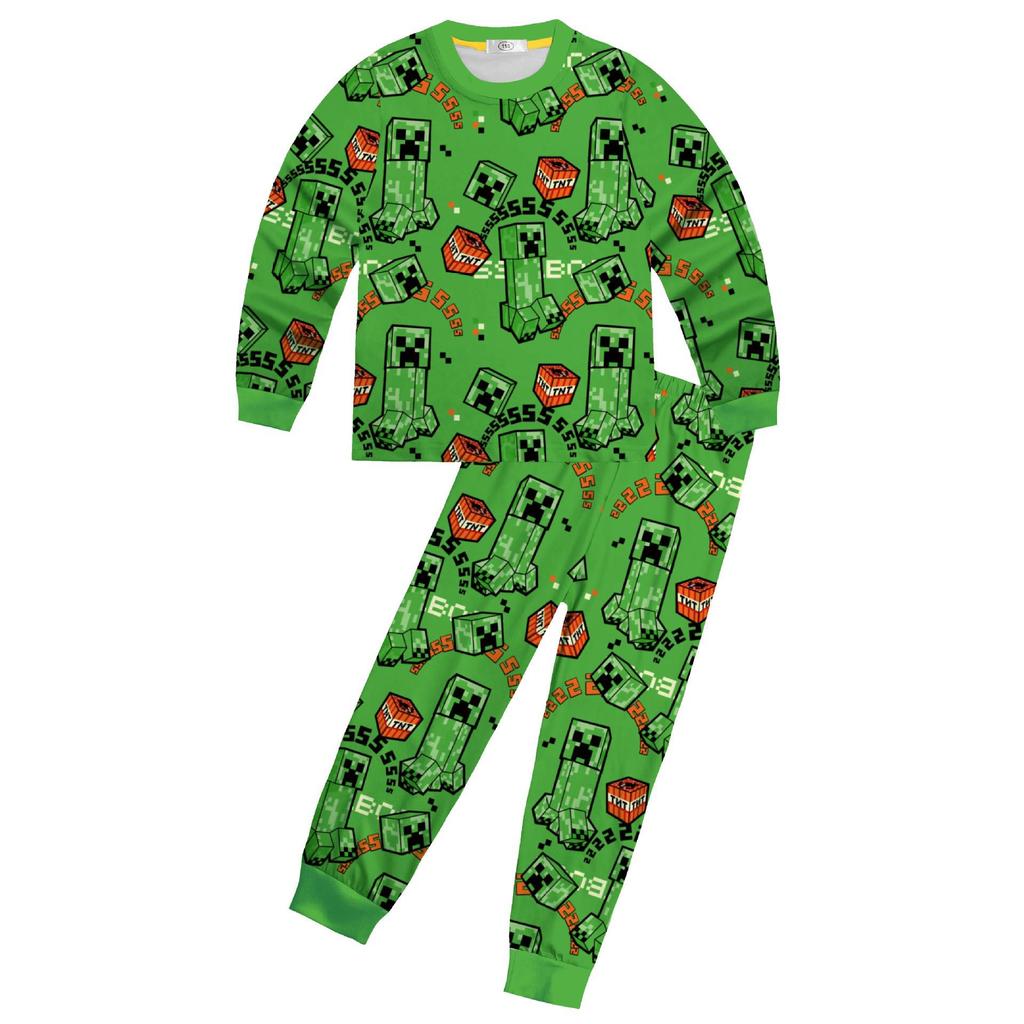 Minecraft Kids' Long Sleeve Pajama Set
