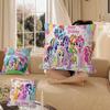 Cartoon My L-Little P-Pony Pink Pillow Cover Sofa Cushion Cover Home Room Decoration Children Gift