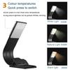 3-Color Book Light Charging Cip With Versatile Reading And Learning Light Clip Eye Protection Dimming Reading  Led Book Lamps