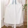 Qipao Lace Slip: Slim-Fit Hanfu Lining Half-Skirt Mid-Length