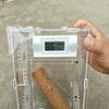 Stable Magnetic Reptiles Tanks Thermometers Holder Easyly Installation Durability ABS Materials For Longevity