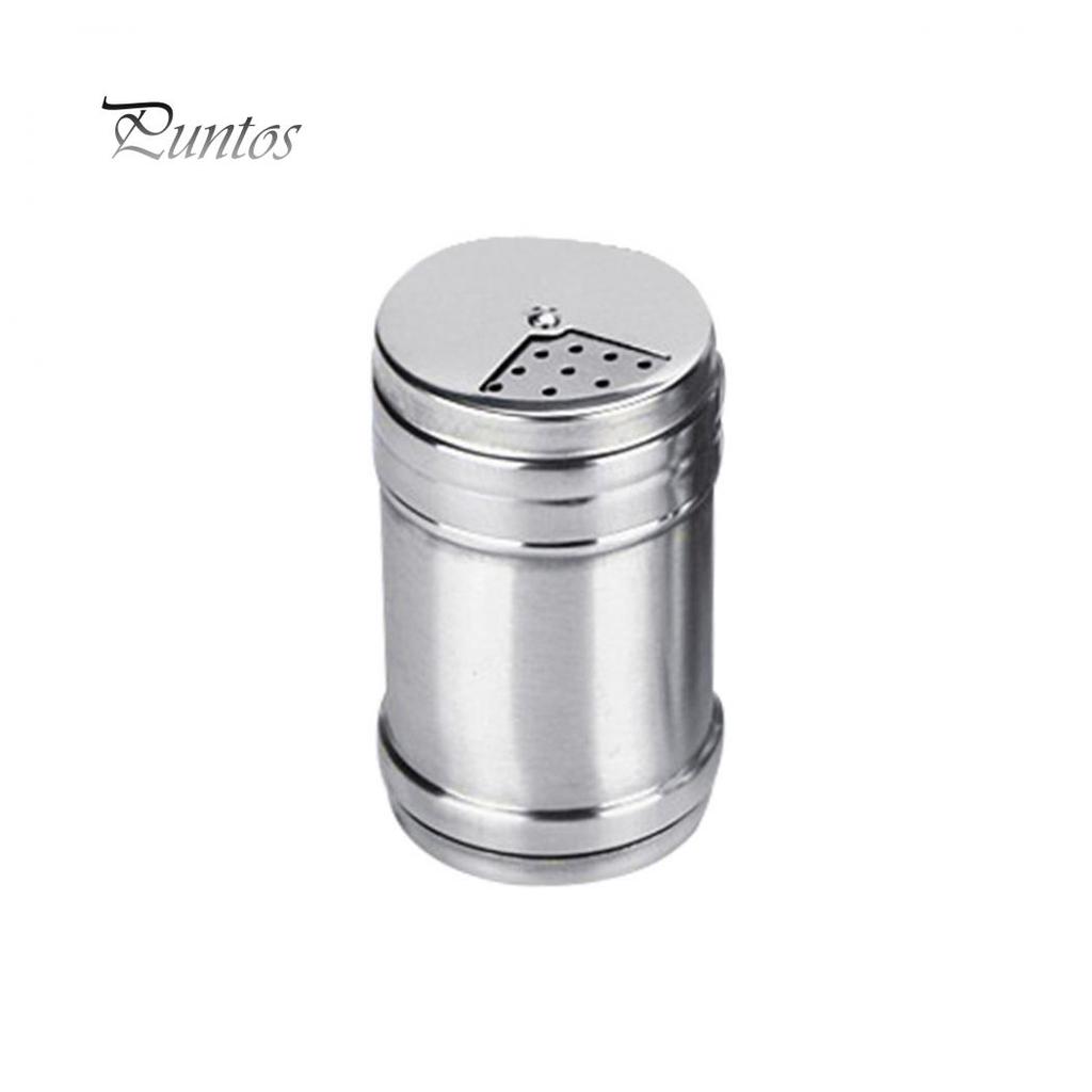 Home & Kitchen Stainless Steel Salt Pepper Seasoning Spice Condiment Shaker Bottle Kitchen Tool