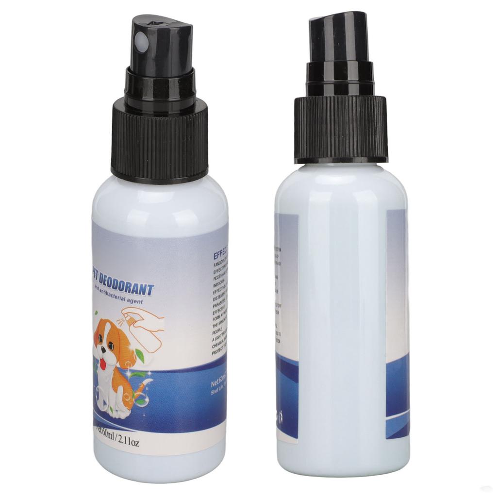 Pet Deodorant Effective Removal Pet Pee Urine Odour Dog Deodorizing Spray for Cat Dog Pets 60ml