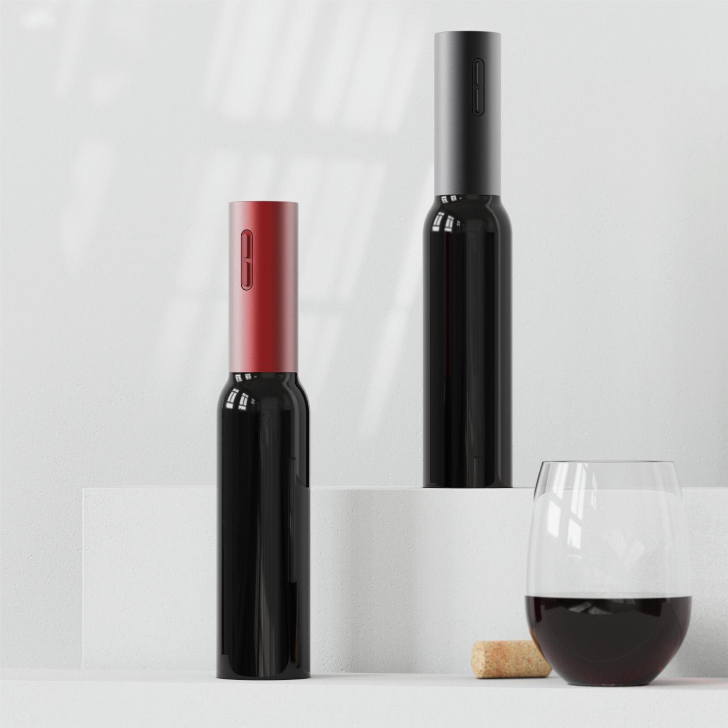 

New Arrival Usb Rechargeable Red Wine Bottle Opener, Automatic Corkscrew For Wine Lover Wine Opener United States чёрный
