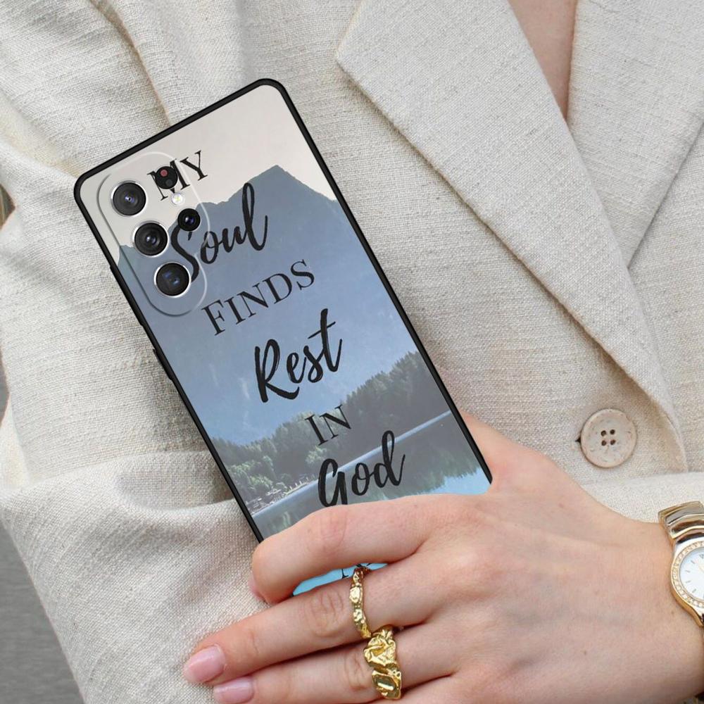 Christian Psalms Cell Phone Case for Samsung Galaxy S26 Ultra S25 S24 S23 S22 S21 S20 Note10 Cover