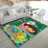Dora Explorer Customize Your Name Floor Mat Suitable for Study room Outdoor Dining Room Playrooms Anti-slip Rug Office home decor