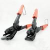 U Type Edge Trimming Scissors Stainless Steel 45 90 Degree Foldable Pliers Clamp Tool