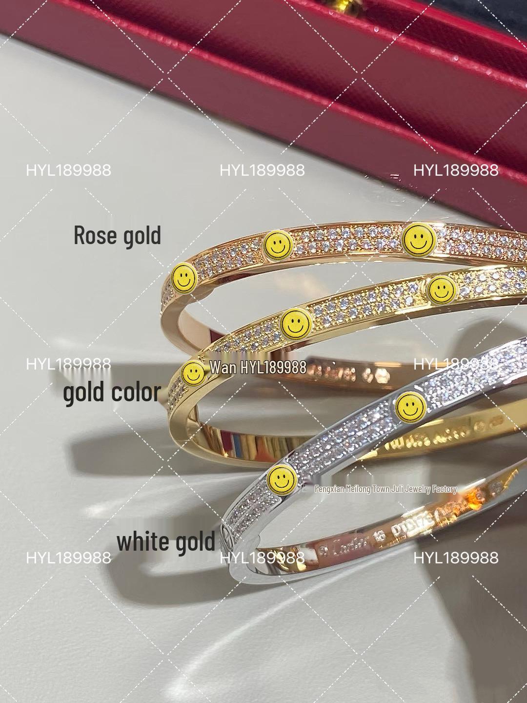 

Браслет Cartier из розового золота 18 карат с бриллиантами, классический парный стиль Size 18 [fits wrist up to 17]