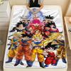 Son Goku Printed Flannel Blanket, Ideal for Bed Sofa Chair, Picnic Travel Use, Warm Home Bedroom Decor -HE18