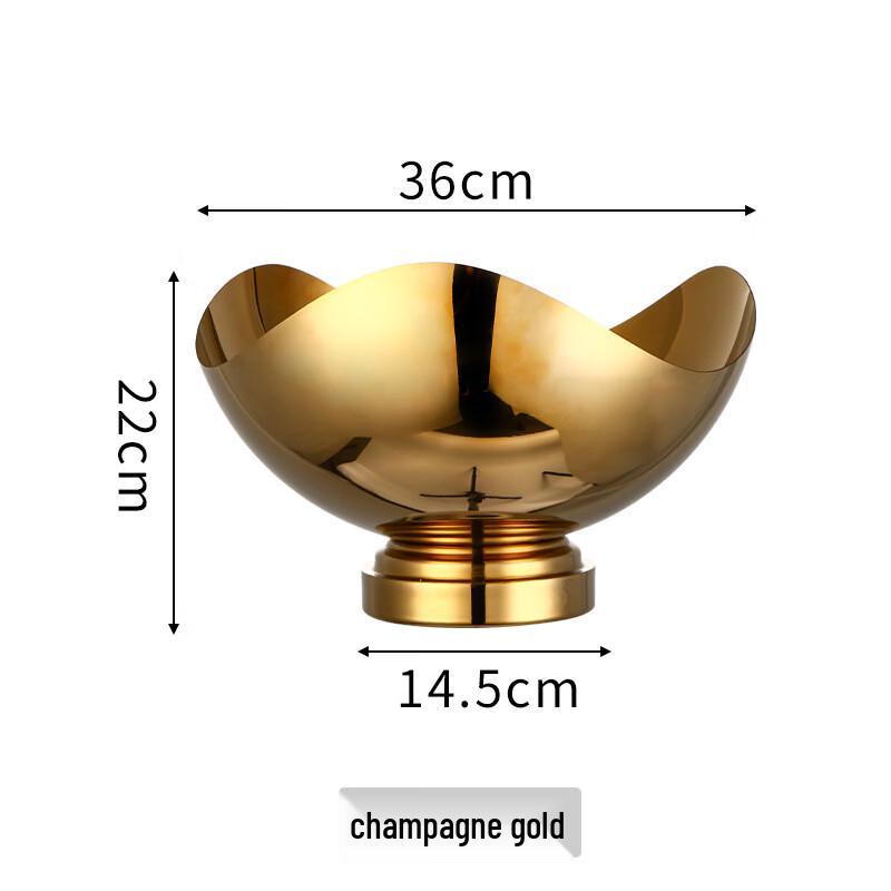 ZISIZ Nordic Irregular Champagne Ice Bucket