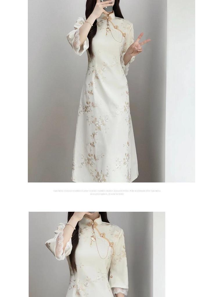 New Summer Qipao Dress: Retro Chinese Style for Young, Everyday Elegance