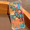 Colorful Starfish Pattern Phone Case For iPhone 17e 17 16 15 14 Pro Max 14 13 Pro 16 Clear Shockproof TPU Card Slot Pocket Cover